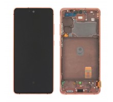 Дисплей для Samsung S20 FE/ SM-G780 (SP OR100% РАМ) (оранжевый)