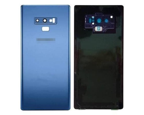 Задняя крышка для Samsung Note 9/ SM-N960 (со стеклом камеры) (LOGO) (синий) - замена от 30 минут!