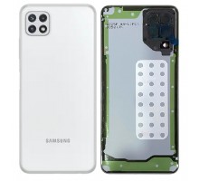 Задняя крышка для Samsung A22s 5G/ SM-A226 (со стеклом камеры) (LOGO) (белый)