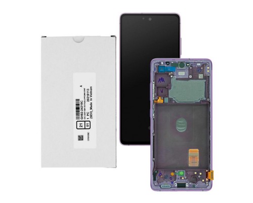 Дисплей для Samsung S20 FE/ SM-G780 (SP OR100% РАМ) (лавандовый) - замена от 30 минут!