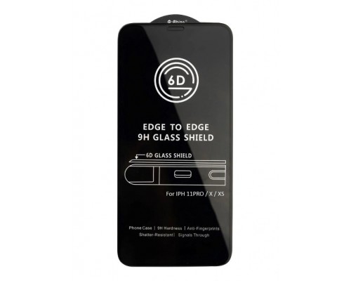 Защитное стекло для iPhone X/ XS/ 11 Pro (G-RHINO) (6D) - замена от 30 минут!