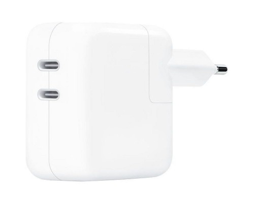 Кабель USB-C - 8pin Apple iPhone/ 2*USB-C/ 35W/ PD (OR) в упак. (белый) - замена от 30 минут!