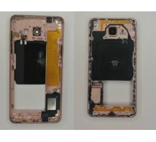 Рамка дисплея для Samsung A5 2016/ SM-A510 (OR100% СНЯТ) (розовый)
