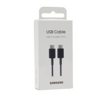 Кабель USB-C to USB-C Samsung EP-DA705/ 3A/ 1M (HQ) (черный)