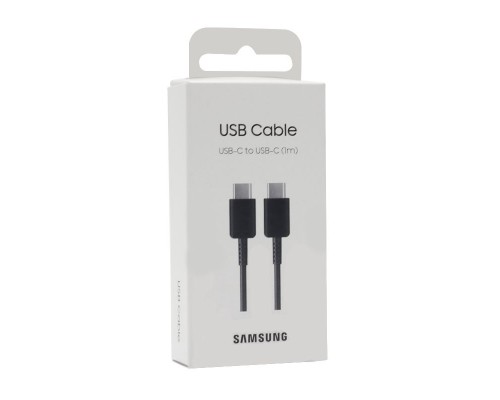 Кабель USB-C to USB-C Samsung EP-DA705/ 3A/ 1M (HQ) (черный) - замена от 30 минут!