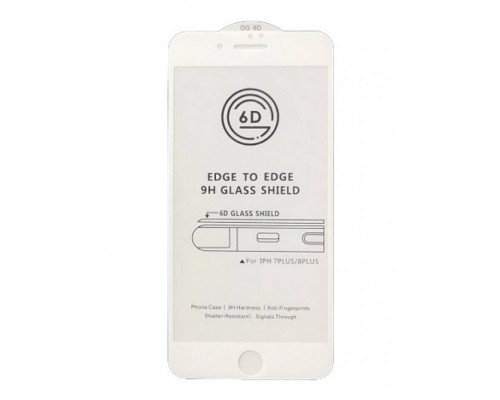 Защитное стекло для Apple iPhone 7/ 8/ SE 2020 (G-RHINO) (6D) (белый) - замена от 30 минут!