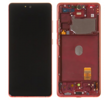 Дисплей для Samsung S20 FE/ SM-G780 (SP OR100% РАМ) (красный)