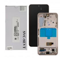 Дисплей для Samsung S22/ SM-S901 (SP OR100% РАМ) (пурпурный)