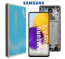 Дисплей для Samsung A72/ SM-A725 (SP OR100% РАМ) (черный)