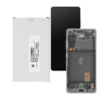 Дисплей для Samsung S20 FE/ SM-G780 (SP OR100% РАМ) (белый)