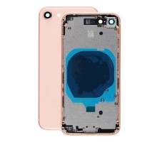 Корпус для iPhone 8 (сим-лоток/ кнопки) (HC) (золотистый)