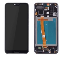 Дисплей для Huawei Honor 10 (OR REF РАМ+скан отпеч) (серый)