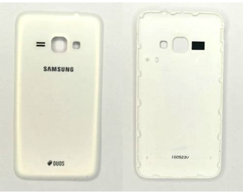 Задняя крышка для Samsung J1 2016/ SM-J120 (OR100% СНЯТ) (белый) - замена от 30 минут!