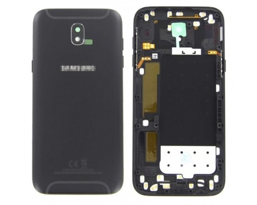 Задняя крышка для Samsung J5/ SM-J530 (со стеклом камеры) (OR) (черный) - замена от 30 минут!