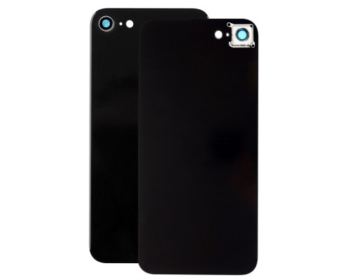 Задняя крышка для iPhone 8 (со стеклом камеры) (CE) (черный) - замена от 30 минут!