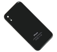 Задняя крышка для iPhone XR (со стеклом камеры) (CE) (черный)