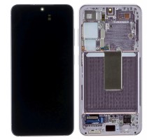 Дисплей для Samsung S23/ SM-S911 (SP OR100% РАМ) (лаванда)