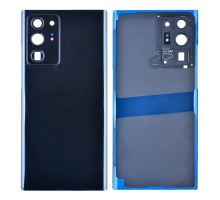 Задняя крышка для Samsung Note 20/ SM-N980 (со стеклом камеры) (LOGO) (черный)