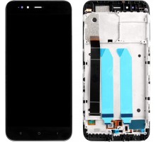 Дисплей для Xiaomi Mi A1/ Mi 5X (OR REF РАМ) (черный)