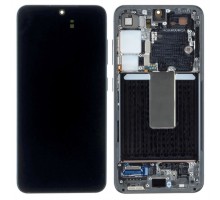 Дисплей для Samsung S23/ SM-S911 (SP OR100% РАМ) (черный)