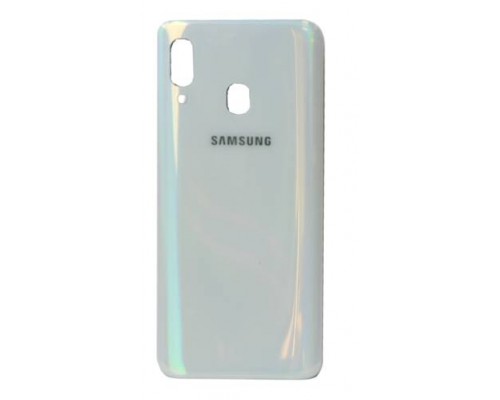 Задняя крышка для Samsung A40/ SM-A405 (LOGO) (белый) - замена от 30 минут!