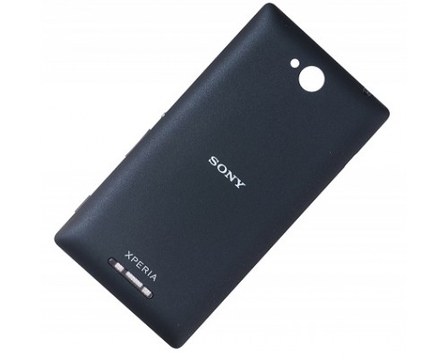 Задняя крышка для Sony Xperia C2305/ C2304/ S39H (черный) - замена от 30 минут!
