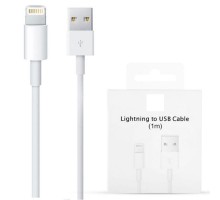 Кабель USB - 8 pin (Lighting) для iPhone FOXCONN/ 1M/ OR (белый)