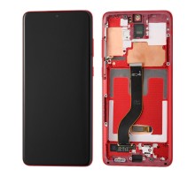 Дисплей для Samsung S20 Plus/ SM-G985/ SM-G986 (SP OR100% РАМ) (красный)
