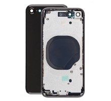 Корпус для iPhone 8 (сим-лоток/ кнопки) (HC) (серый)