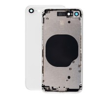 Корпус для iPhone 8 (сим-лоток/ кнопки) (HC) (белый)