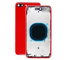 Корпус для iPhone 8 Plus (сим-лоток/ кнопки) (HC) (красный)