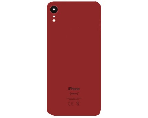 Задняя крышка для iPhone XR (со стеклом камеры) (CE) (красный) - замена от 30 минут!