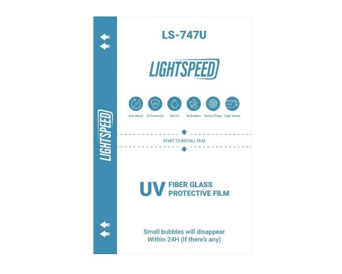 Пленка для плоттера Lightspeed 747 УФ-UV LS-747U (10шт.)/ 180*120mm/ TPU 0,15мм - замена от 30 минут!
